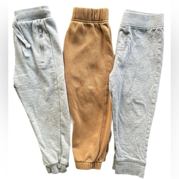 George Boys Grey/Brown Sweatpants Joggers Bundle 2T - Picture 1 of 10